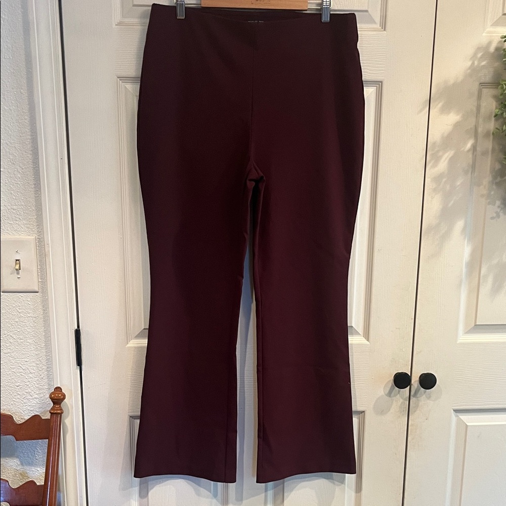 Rachel Zoe Wine Flare Pants